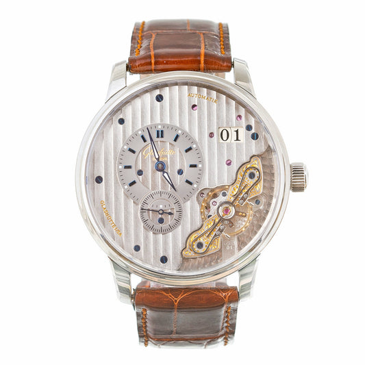Glashutte Original - PanoMatic Inverse Steel (1-91-02-02-02-30)