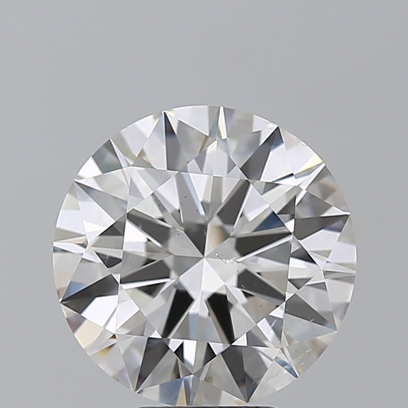Zoomed in photo of the other one of the diamonds