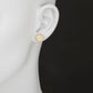 Greenleaf & Crosby - 18k Yellow Gold Diamond Domed Stud Earrings