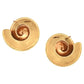 Greenleaf & Crosby - 18k Yellow Gold Diamond Fibonacci Spiral Earrings