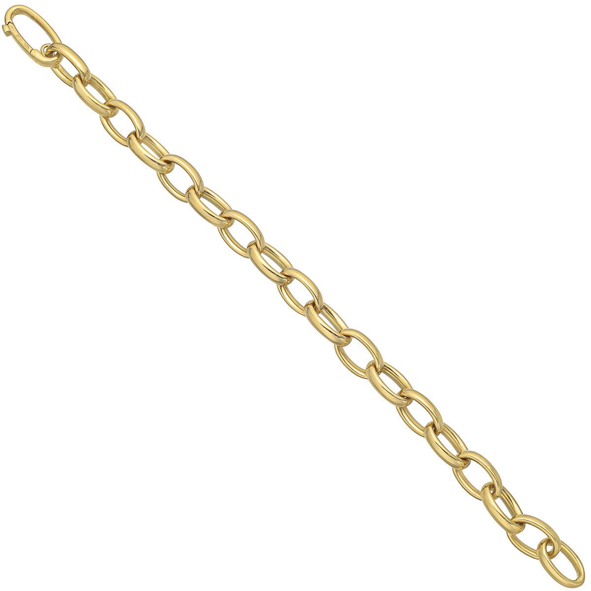 Greenleaf & Crosby - 18k Yellow Gold Oval Link Bracelet