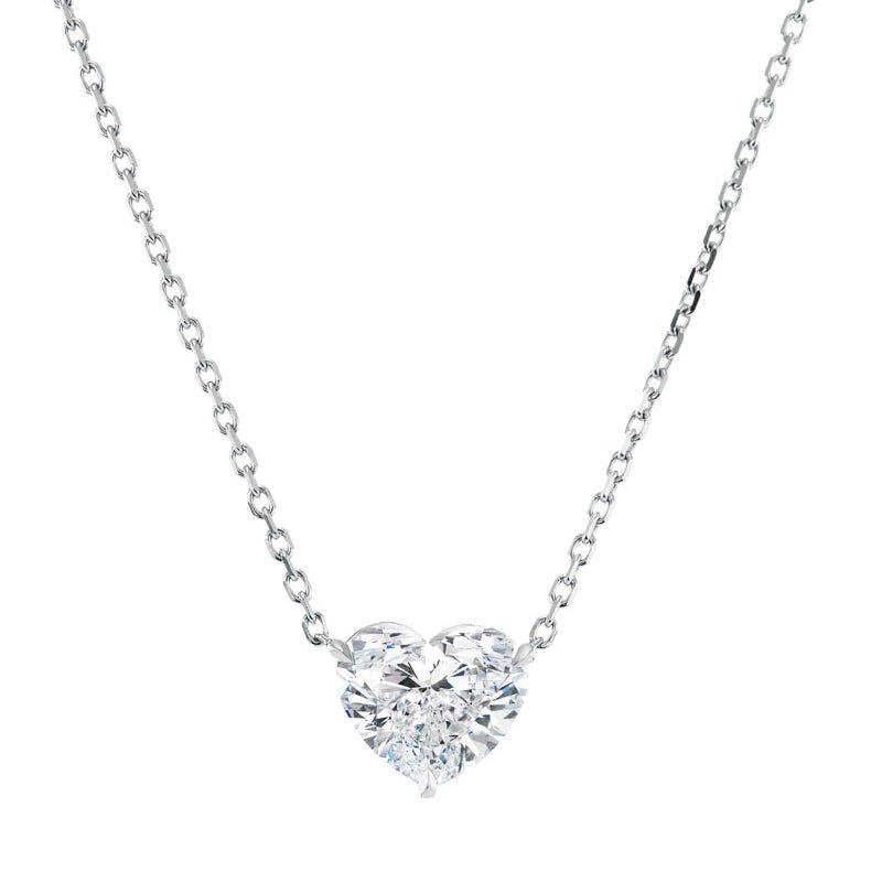 Greenleaf & Crosby - 3.02ct Heart-Shaped Diamond Solitaire Pendant