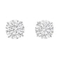 Greenleaf & Crosby - 7.70ct Round Brilliant Diamond Stud Earrings (J/SI1)
