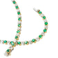 Greenleaf & Crosby - Diamond & Emerald Riviera Necklace