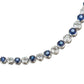 Greenleaf & Crosby - Diamond & Sapphire Riviera Necklace
