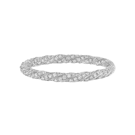 Greenleaf & Crosby - Platinum Diamond Twist Eternity Band