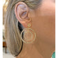 Greenleaf & Crosby - Rose-Cut Diamond Double Circle Drop Earrings