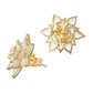 Greenleaf & Crosby - Rose-Cut Diamond Lotus Flower Earrings