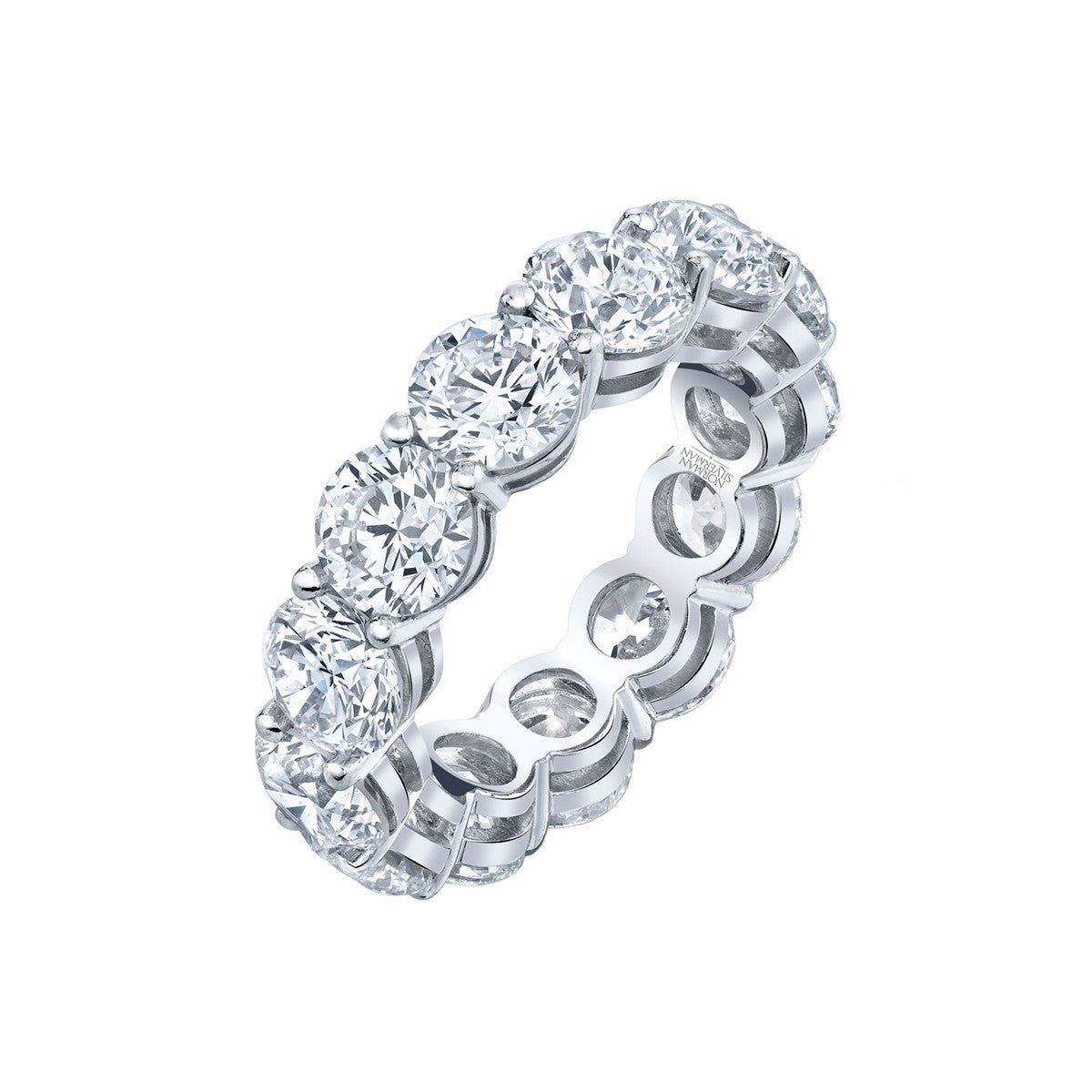 Greenleaf & Crosby - Round Brilliant Diamond Eternity Band (7.16tcw)