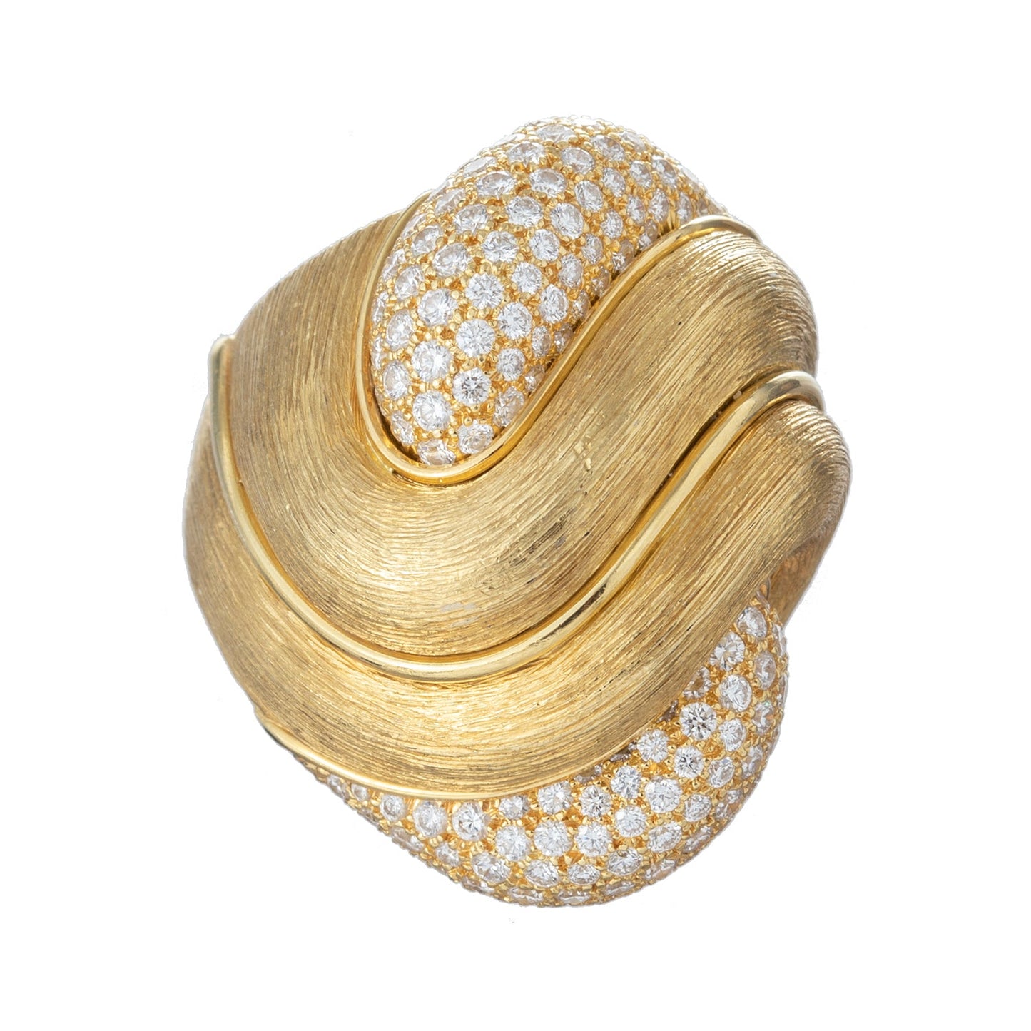 Henry Dunay - 18k Yellow Gold Diamond "Sabi" Ring
