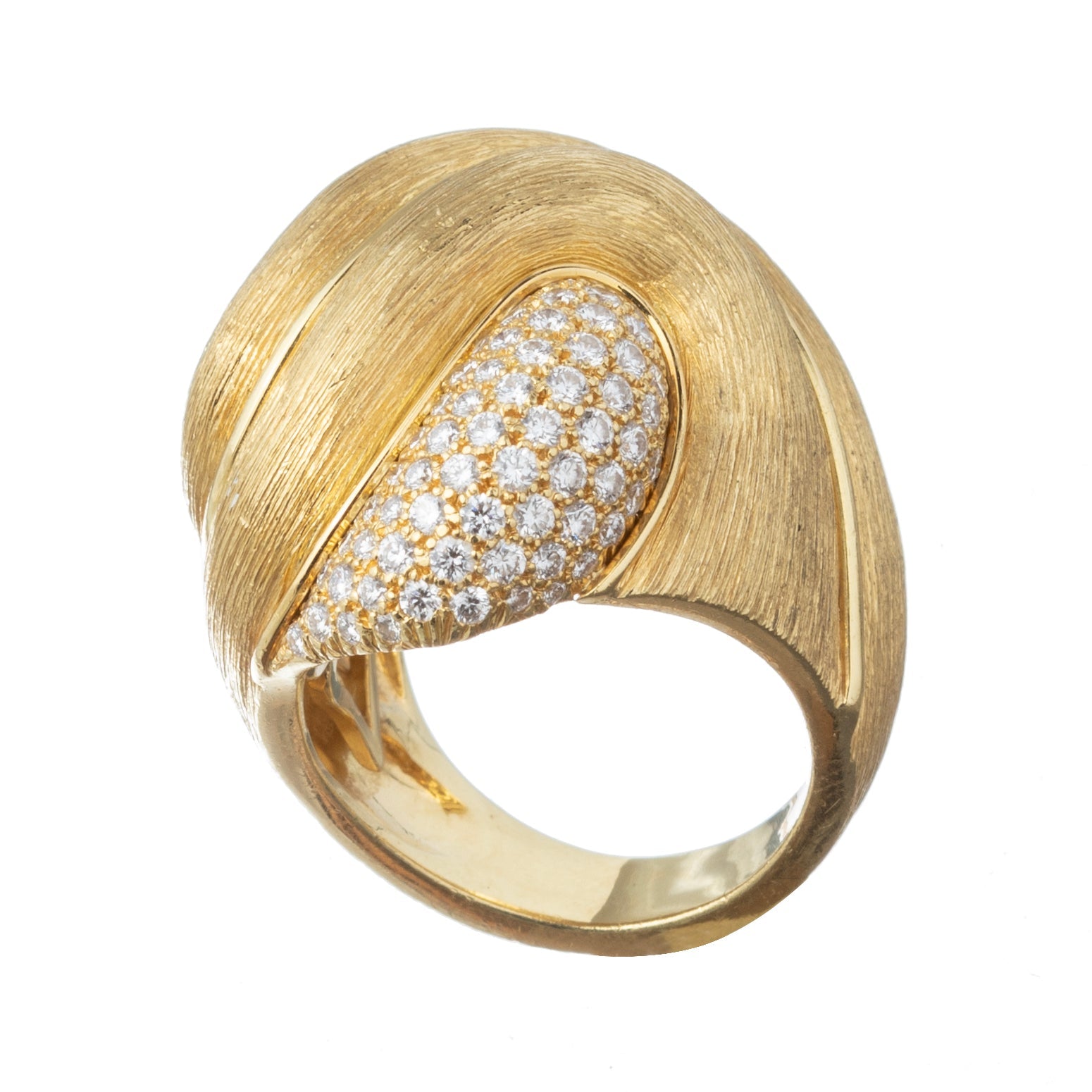 Henry Dunay - 18k Yellow Gold Diamond "Sabi" Ring