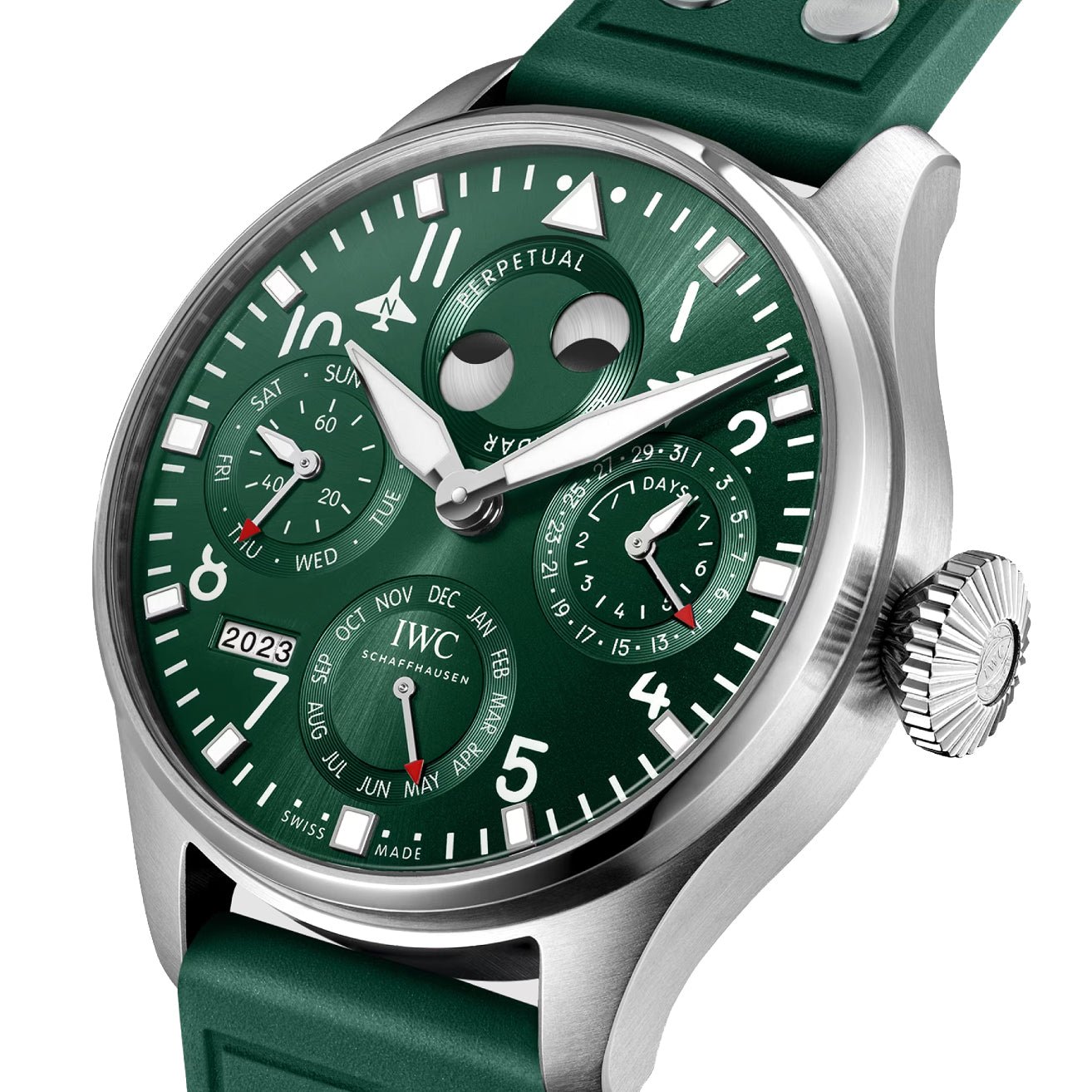 IWC Big Pilot s Watch Perpetual Calendar IW503608 Greenleaf