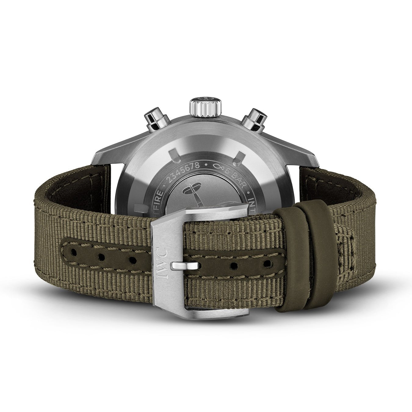 IWC Pilot Spitfire Silver Dial Chronograph 43mm Men's Watch IW387809 |  WatchGuyNYC