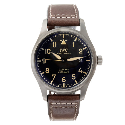 Pre-Owned IWC Schaffhausen Pilot's Watch Heritage Mark XVIII (IW327006)