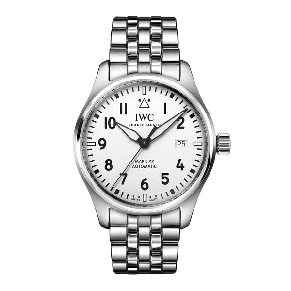IWC Pilot's Watch Mark XX 40mm Steel White Dial IW328208