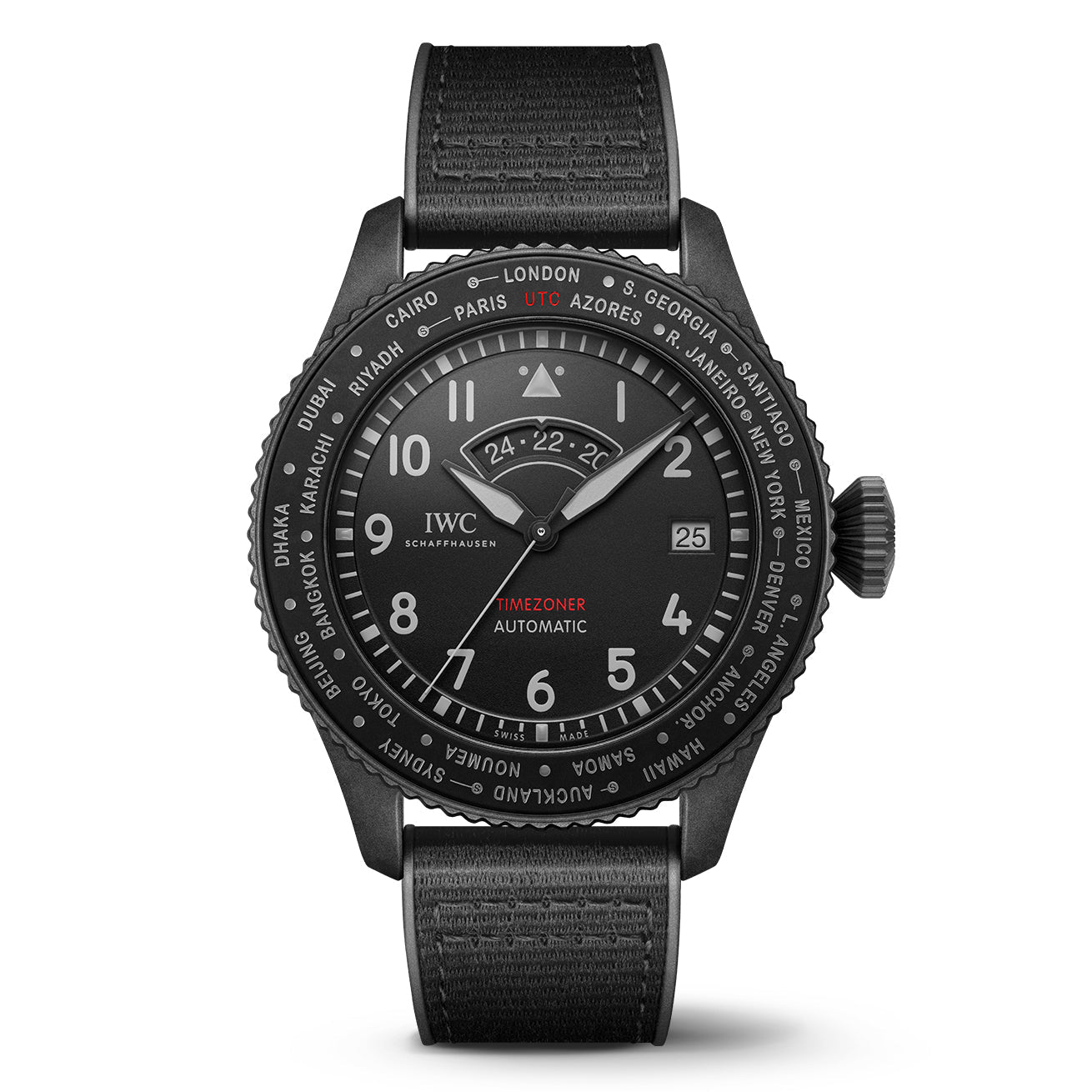 IWC Schaffhausen - Pilot's Watch Timezoner TOP GUN Ceratanium (IW395505)