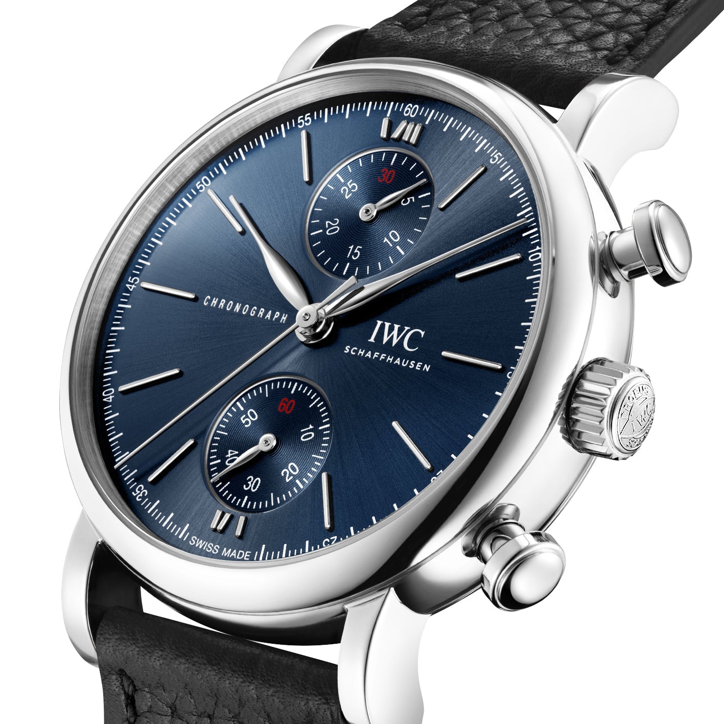 Iwc portofino outlet chronograph blue dial