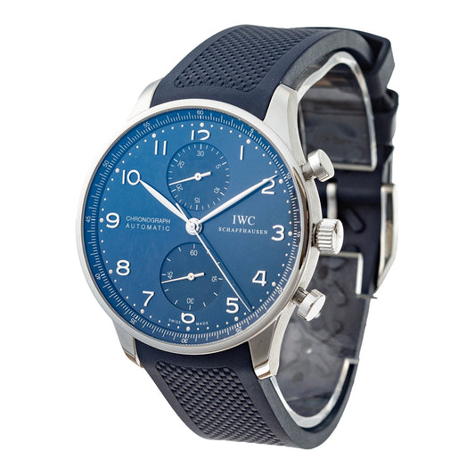 Pre-Owned IWC Schaffhausen Portugieser Chronograph Steel (IW371491)