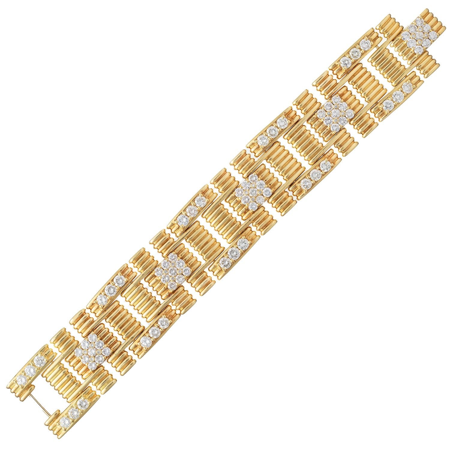 Jose Hess - 18k Yellow Gold Diamond Link Bracelet