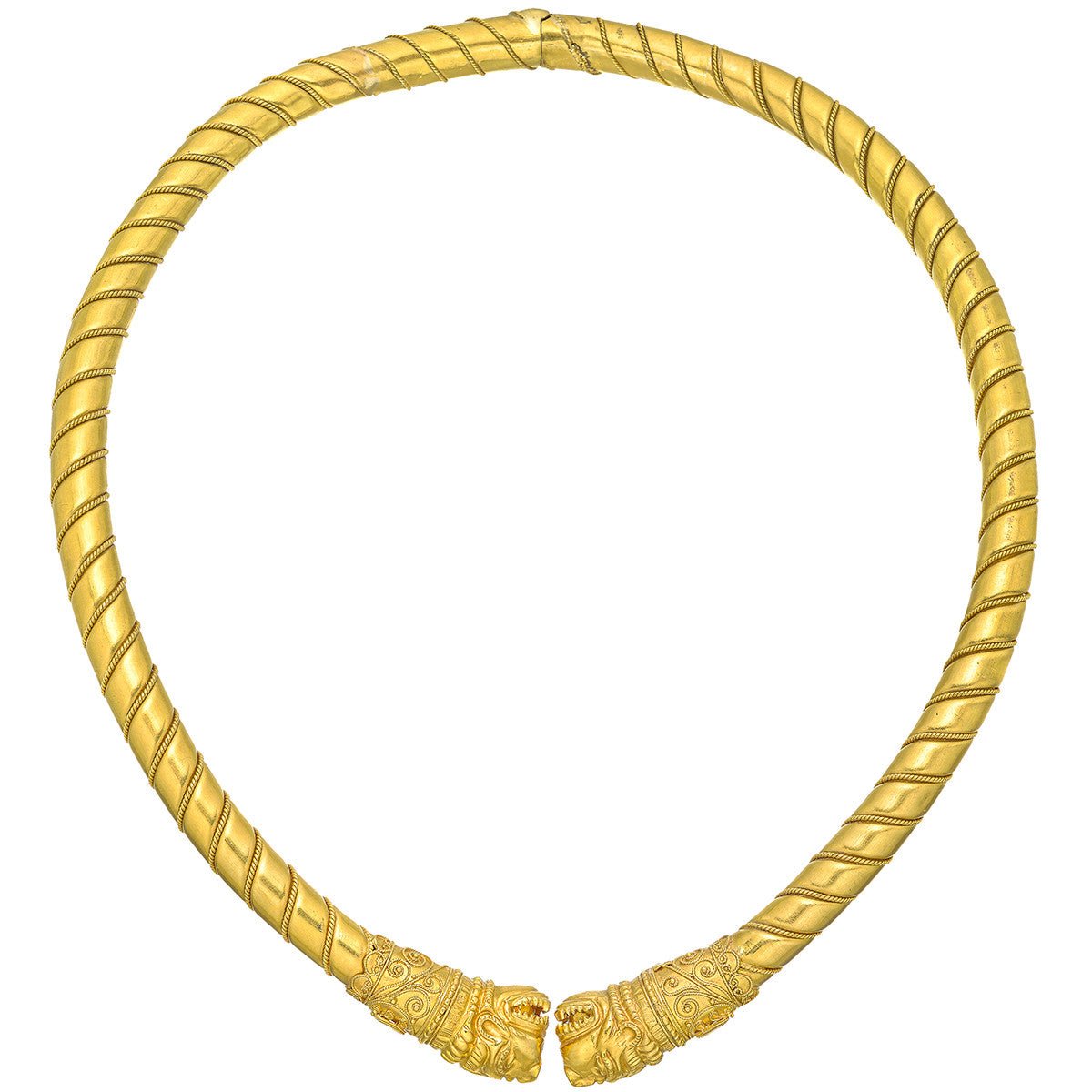 Lalaounis - Lalaounis 22k Yellow Gold Dragon Collar
