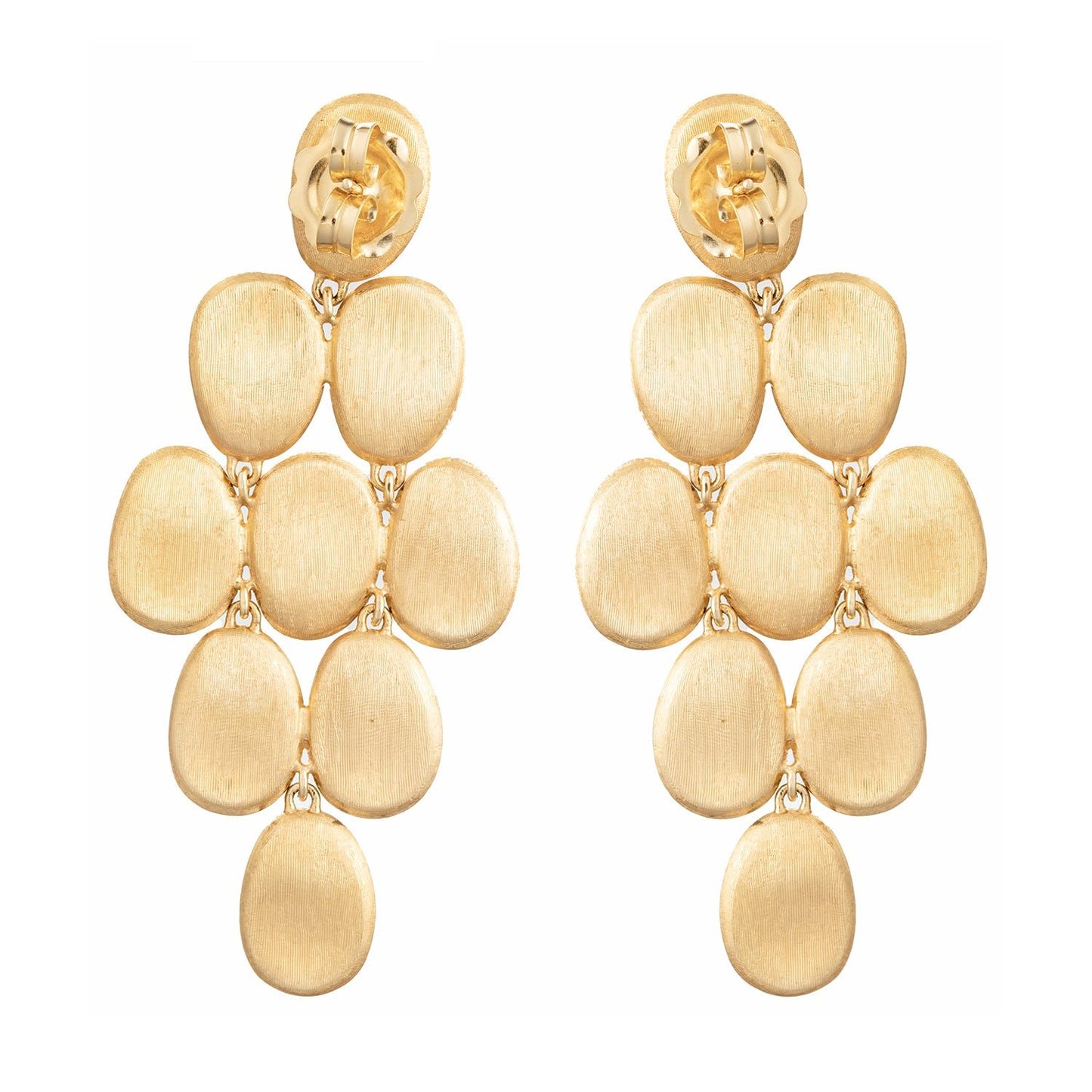 Marco Bicego - 18k Gold Diamond Cascading Link Chandelier Earrings
