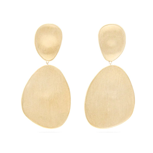Marco Bicego - Large 18k Yellow Gold Lunaria Drop Earrings