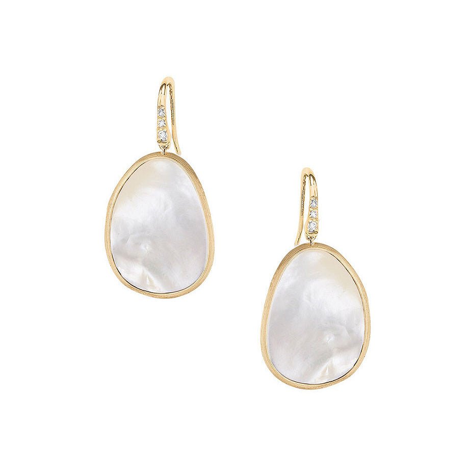 Marco Bicego - Mother-of-Pearl Diamond Lunaria Drop Earrings