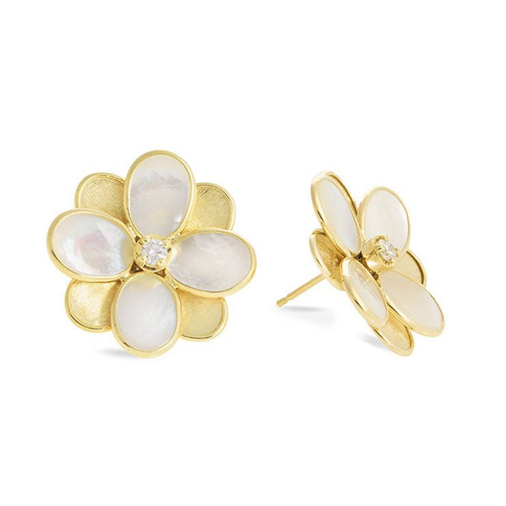 Marco Bicego - Mother-of-Pearl Diamond Petali Earrings