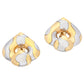 Marina B - Estate 18k Yellow Gold Steel Pardy Earrings