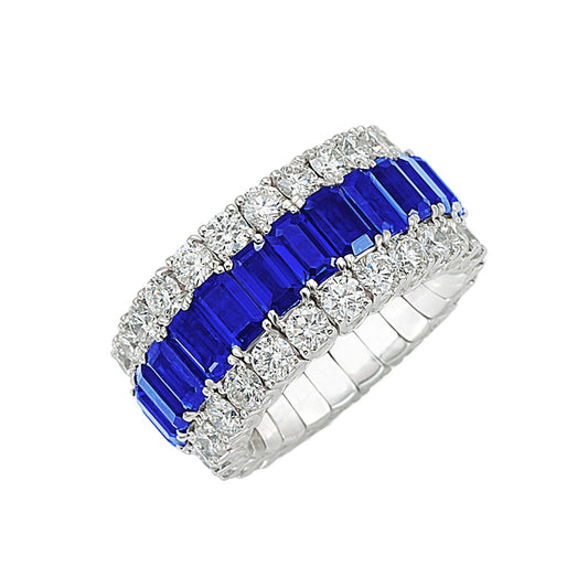 Picchiotti - Sapphire Diamond 3-Row Expandable Band
