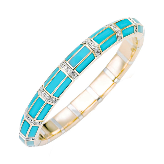 Picchiotti - Turquoise Diamond Expandable Bracelet