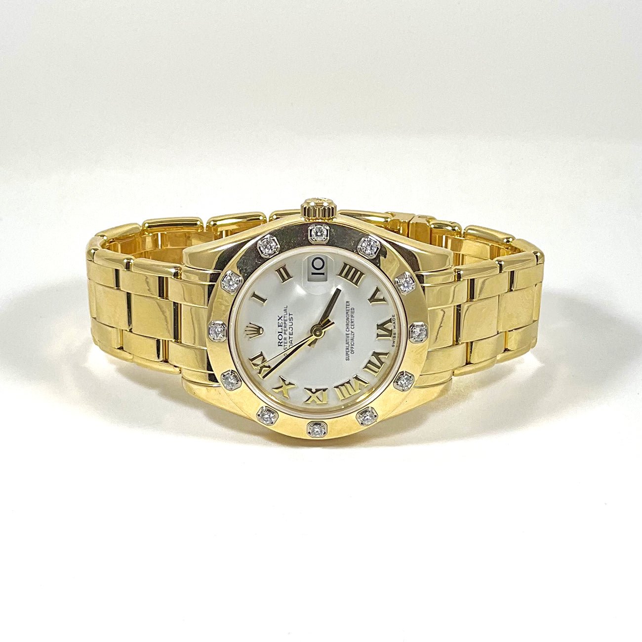 Rolex - Datejust Pearlmaster 34mm Yellow Gold, Ref. 81318
