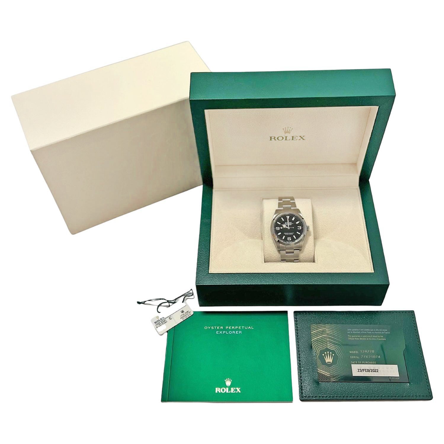 rolex explorer 36 oystersteel 124270 0001 364895