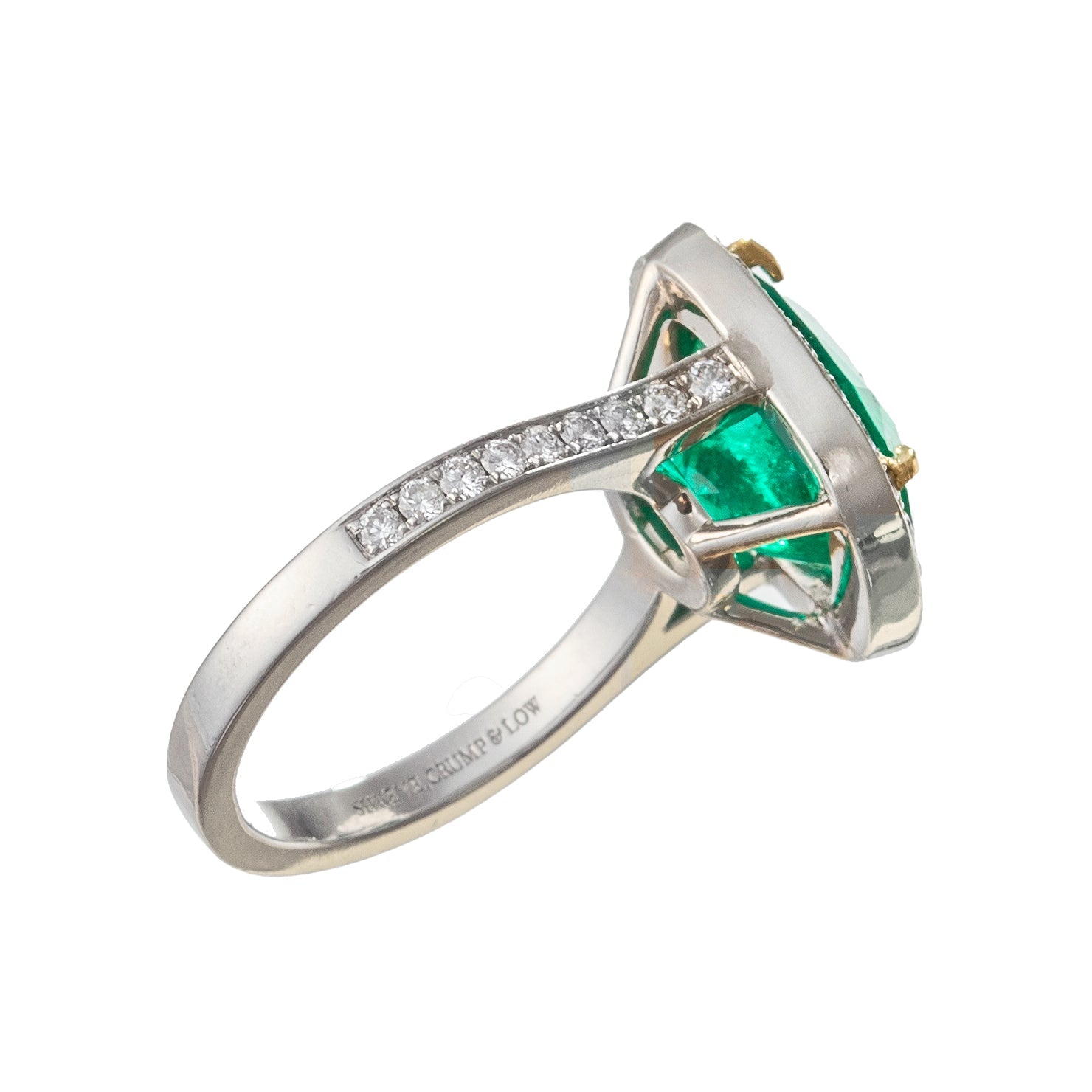 Shreve, Crump & Low - 3.94ct Colombian Emerald Diamond Ring