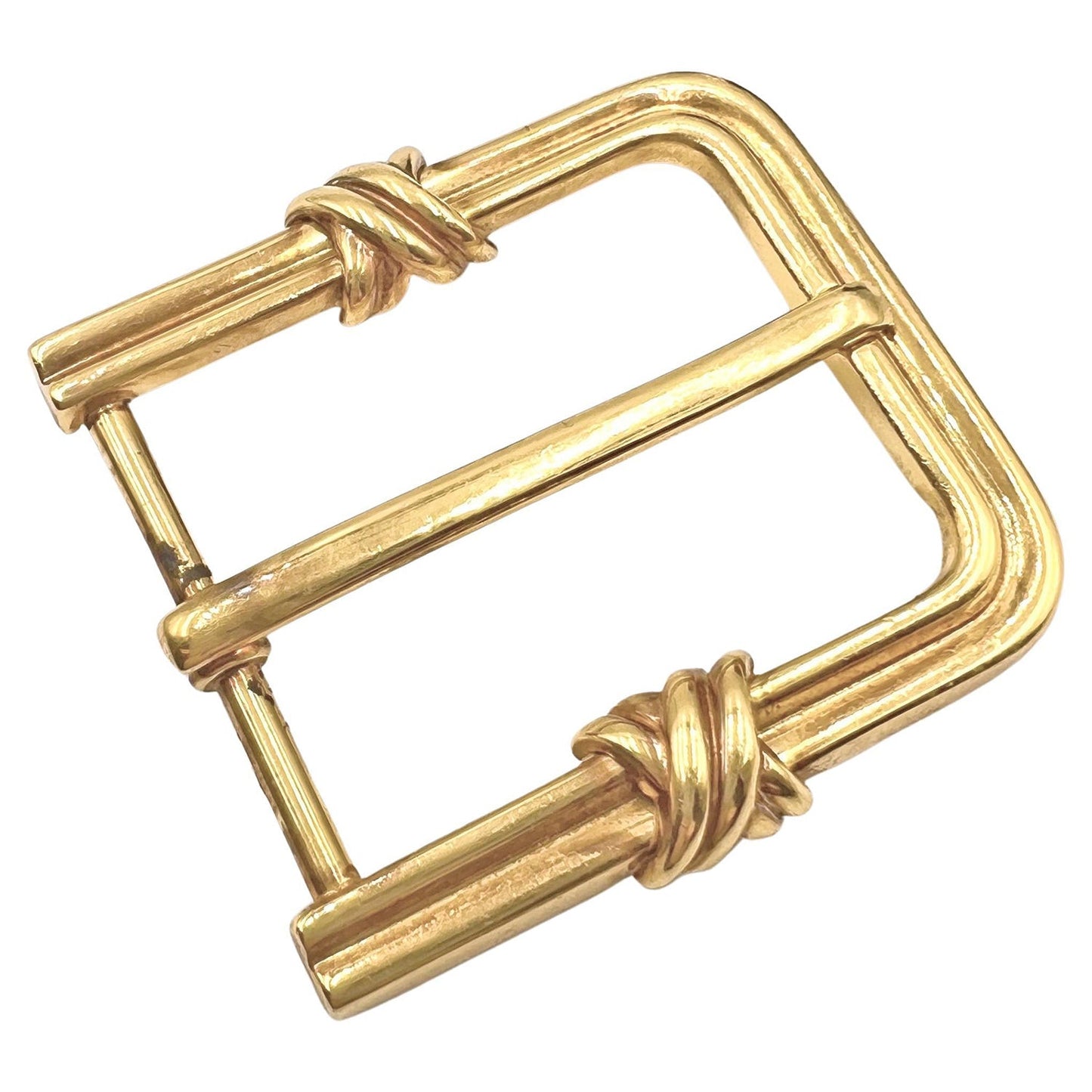 Tiffany & Co - 18k Yellow Gold Signature 'X' Belt Buckle