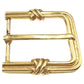 Tiffany & Co - 18k Yellow Gold Signature 'X' Belt Buckle