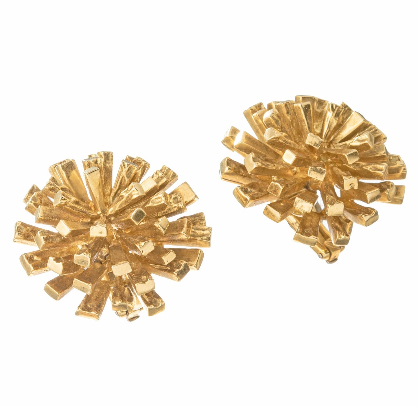 Tiffany & Co - 18k Yellow Gold Sputnik Sunburst Earrings