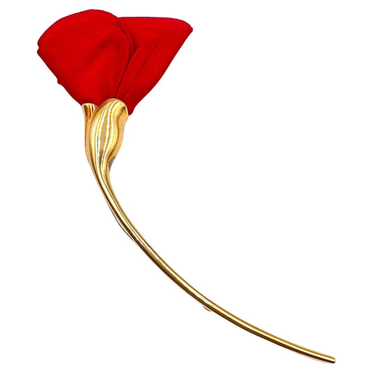 Tiffany & Co - Elsa Peretti 18k Gold Amapola Brooch