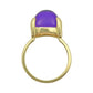 Tiffany & Co - Paloma Picasso 18k Yellow Gold Amethyst Sugar Ring