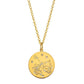 Verdura - 18k Yellow Gold Diamond Libra Zodiac Pendant