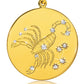 Verdura - 18k Yellow Gold Diamond Scorpio Zodiac Pendant