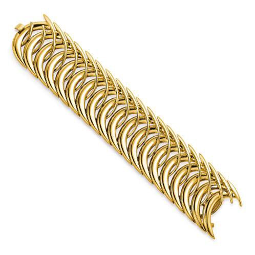 Verdura - 18k Yellow Gold Double Crescent Bracelet