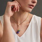 Verdura - 18k Yellow Gold Enamel Night & Day Necklace