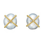 Verdura - 18k Yellow Gold Wrapped Pearl Earrings