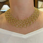 Verdura - Estate 18k Yellow Gold Lace Collar Necklace