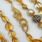 Verdura - Estate Citrine Bead Pearl Byzantine Long Necklace