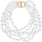 Verdura - Estate Rock Crystal Bead Torsade Necklace