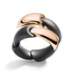 Vhernier - 18k Rose Gold Titanium Calla Whip Ring