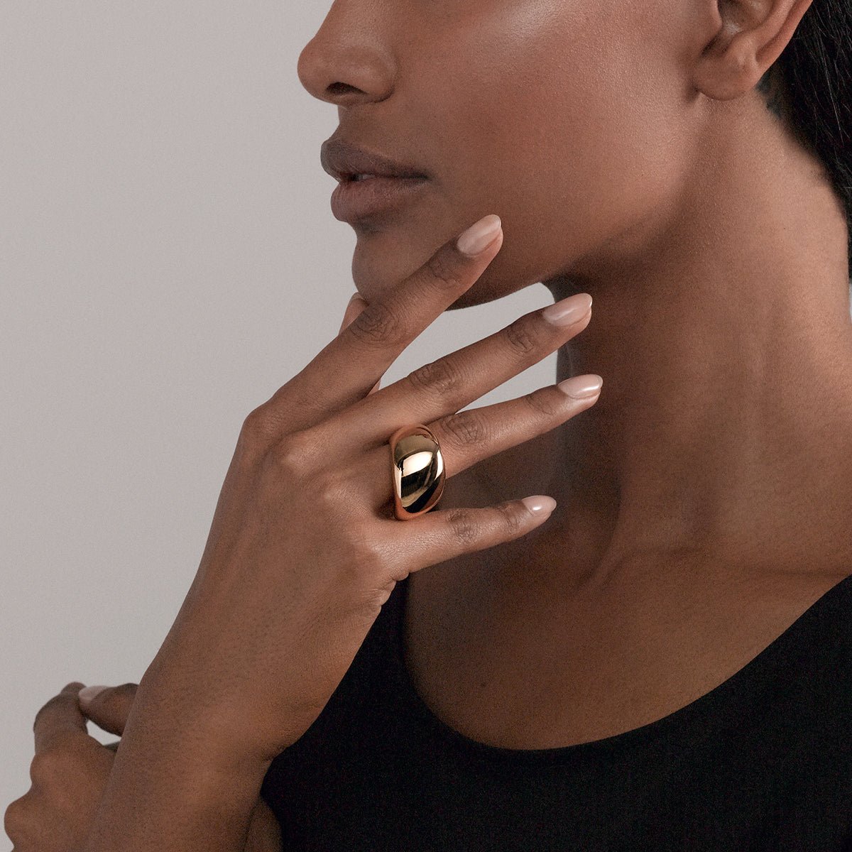 Vhernier - 18k Rose Gold Titanium Pirouette Ring