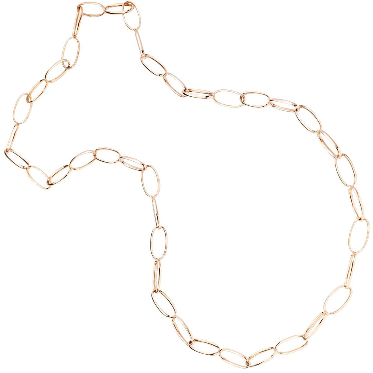 Vhernier - 18k Rose Gold Vague Chain Long Necklace